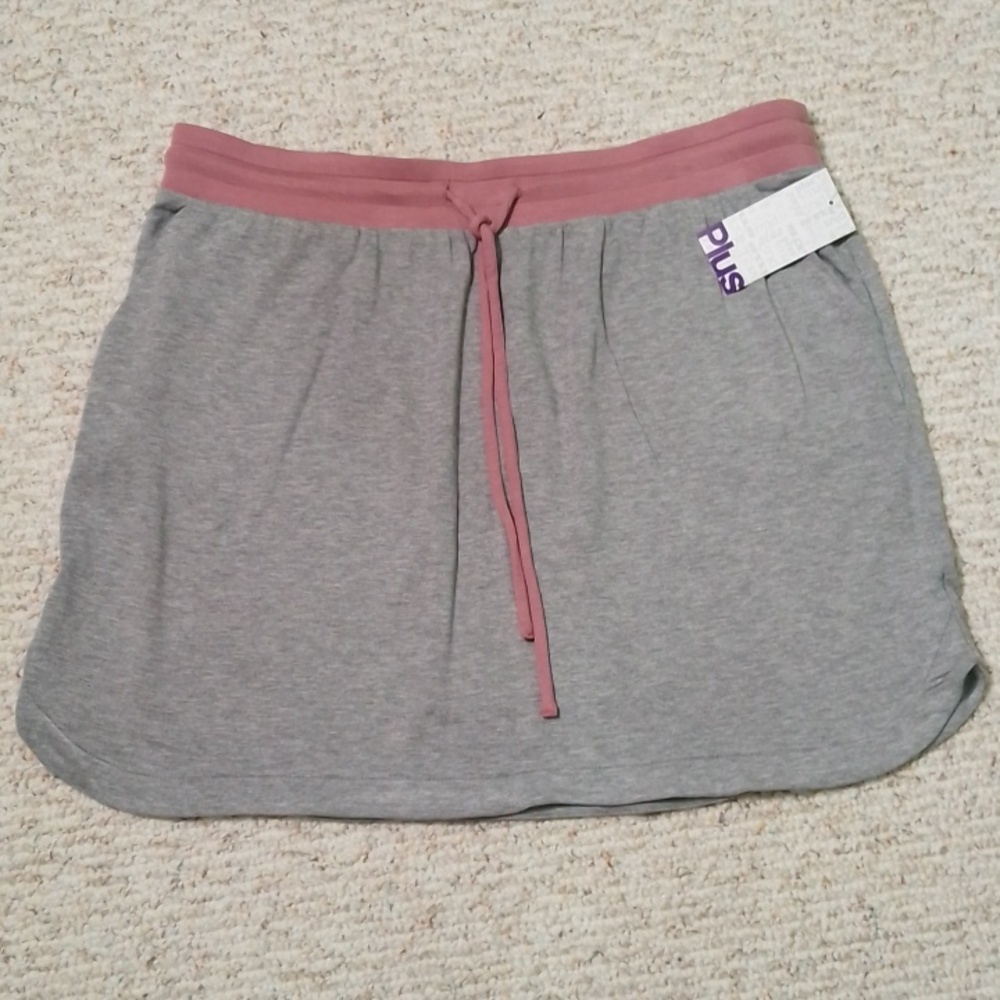! A5 Market & Spruce XXL jersey knit feel skirt with drawstring waist NWT
